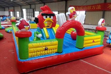 China Casa inflable comercial Angry Birds de la despedida temático para los niños fábrica
