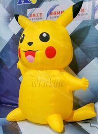 China el modelo inflable material/Pikachu del PVC de 0.9m m modificó el tamaño para requisitos particulares disponible fábrica