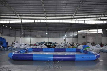 China Piscina inflable grande del color azul/piscina hermética para los niños fábrica