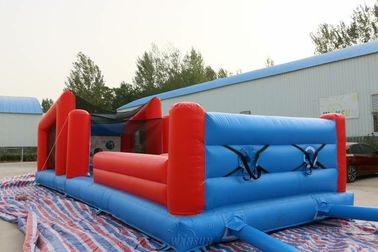 China Material inflable al aire libre del Pvc de los juegos del balonmano del amortiguador auxiliar para los parques de atracciones fábrica