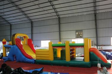China Carrera de obstáculos y diapositiva inflables para el juego de los niños WSP-300/Sport para los niños fábrica