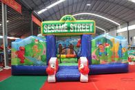 Casa inflable de la despedida del Sesame Street, gorila inflable comercial proveedor