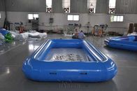 Piscina inflable grande rectangular, piscina inflable hermética del PVC de 0.9m m proveedor