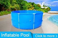 Forma redonda enmarcada de gran tamaño de la piscina con 6 metros de diámetro proveedor