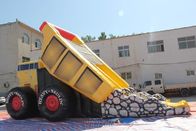 Forma pesada del camión volquete de las diapositivas inflables de los niños materiales del PVC con los equipos de reparación proveedor