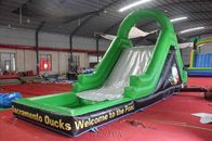 Diapositiva inflable grande del color verde con estándar material del CE del PVC de la piscina WSS-247 proveedor