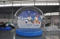 Acción en bolas inflables de la demostración de la nieve de la venta, globo de la nieve de la Navidad, bola inflable de la exhibición de la Navidad para la decoración proveedor