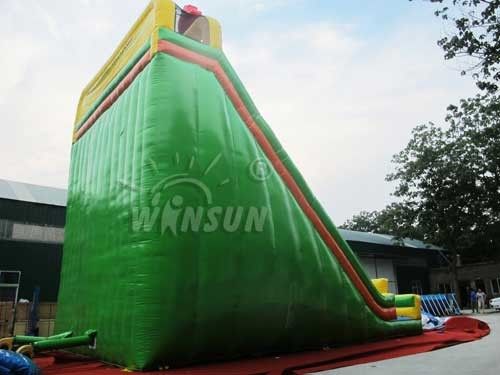 el PVC de 0.9m m inflable seca la diapositiva, el resbalón de la calidad comercial y la diapositiva inflables