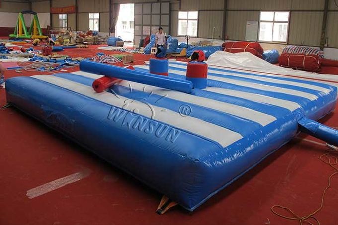 Arena Jousting inflable material del PVC con el ventilador y los equipos de reparación