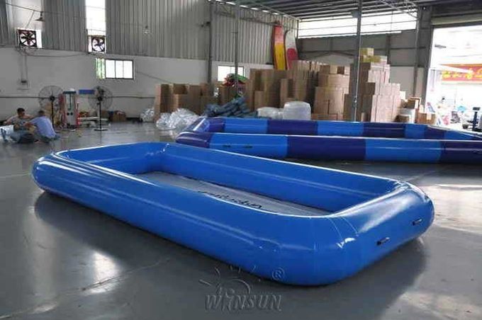 Piscina inflable grande rectangular, piscina inflable hermética del PVC de 0.9m m