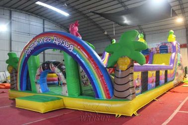China Luntik y su patio del niño de los amigos/parque de atracciones inflables con la diapositiva fábrica