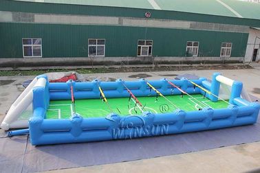 China Fútbol humano inflable el 15x6m de la tabla con el ventilador de la eficacia alta fábrica