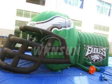 China Tienda inflable del acontecimiento del estilo del casco respetuosa del medio ambiente para el partido de fútbol fábrica