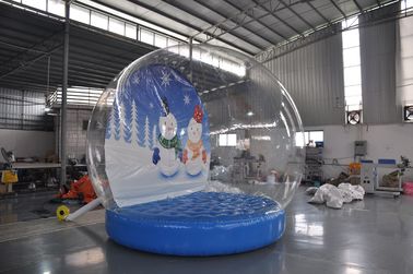 China Acción en bolas inflables de la demostración de la nieve de la venta, globo de la nieve de la Navidad, bola inflable de la exhibición de la Navidad para la decoración fábrica