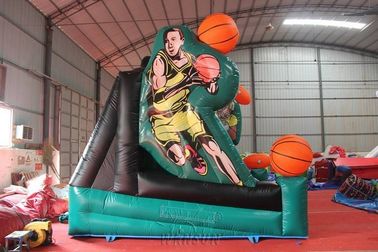 China Juegos constantes Eco del lanzamiento del baloncesto de los deportes del aire inflable impermeable de los juegos - amistoso fábrica