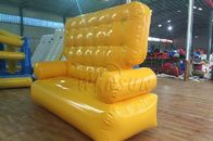 Sofá inflable del sofá del color amarillo respetuoso del medio ambiente para las actividades al aire libre proveedor