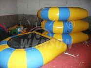 Tres - piscina inflable grande del PVC de la capa no tóxica para los parques del agua proveedor