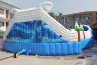 Parque inflable comercial enorme del agua, equipo temático congelado del parque de la aguamarina proveedor
