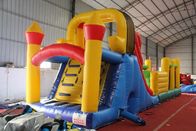 Carrera de obstáculos y diapositiva inflables para el juego de los niños WSP-300/Sport para los niños proveedor