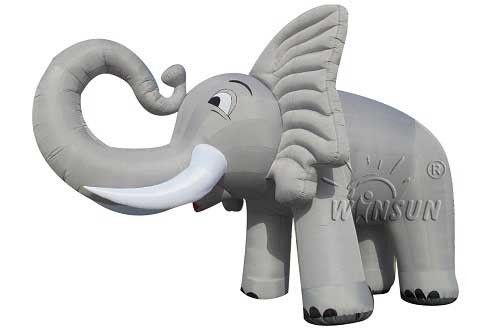Elefante inflable ignífugo, productos inflables de la publicidad del PVC proveedor