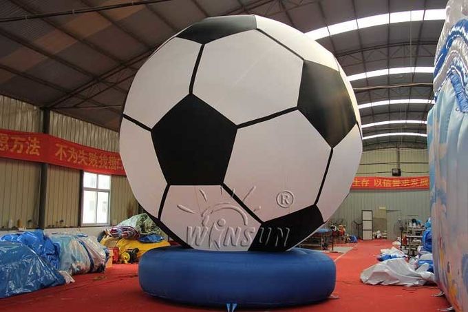 Servicio de encargo inflable material del logotipo del modelo del PVC/de la meta del fútbol aceptado