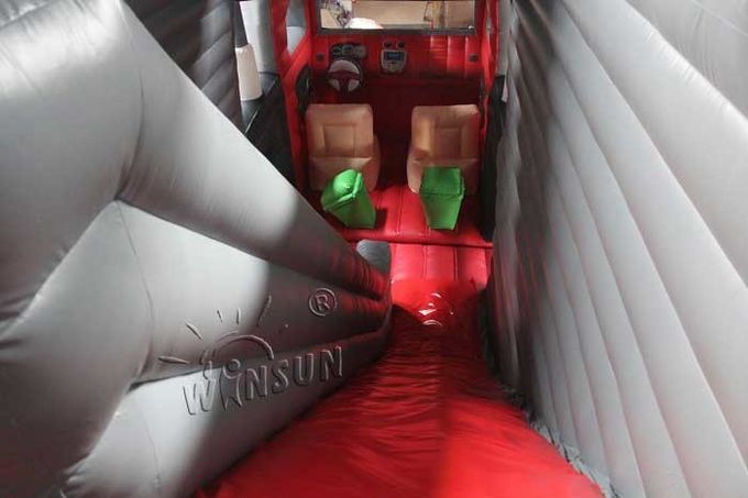 La calidad comercial inflable seca estilo del camión de basura de la diapositiva el 13.7x4.5m