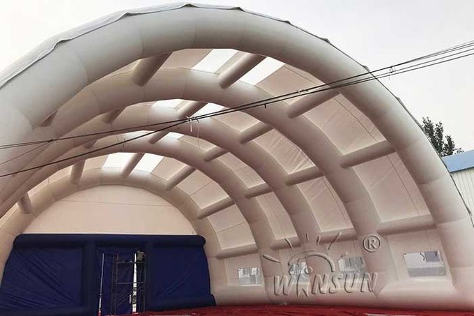 Tienda inflable del acontecimiento de la pista de tenis para las actividades al aire libre los 37x18x9.5m