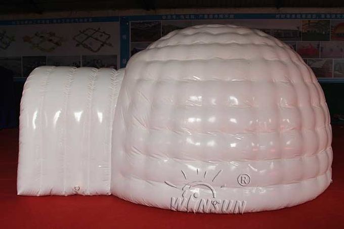 3 capas del PVC de la tienda/iglú inflables del acontecimiento explotan la tienda para emplear