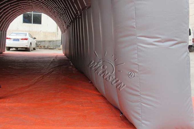 3 - Tienda inflable del túnel del PVC de la capa, tienda inflable grande ignífuga